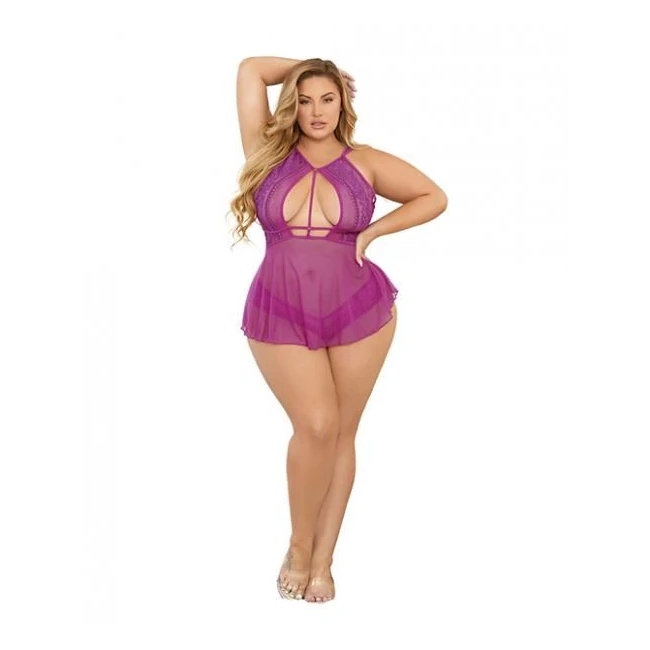 Sheer Shorty Babydoll Wild Orchid - Fit & Sizing