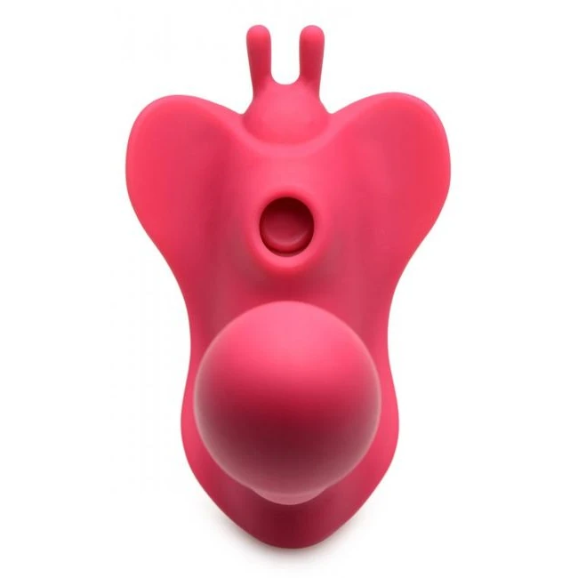 Shegasm Butterfly Tease 10x Clit Suction Stim W/ Remote - Measurements