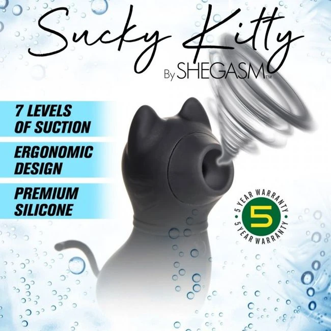 Shegasm Sucky Kitty 7x Clit Stim - Vibration Modes & Suction Power