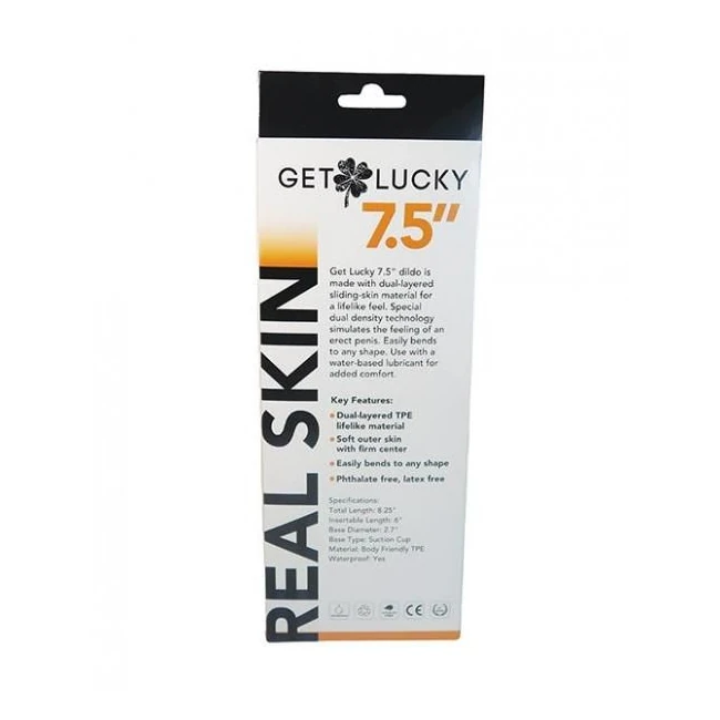 Shibari Get Lucky 7.5 Real Skin Light Brown " - Material Feel