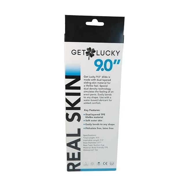 Shibari Get Lucky 9 Real Skin Light Brown " - Material Feel