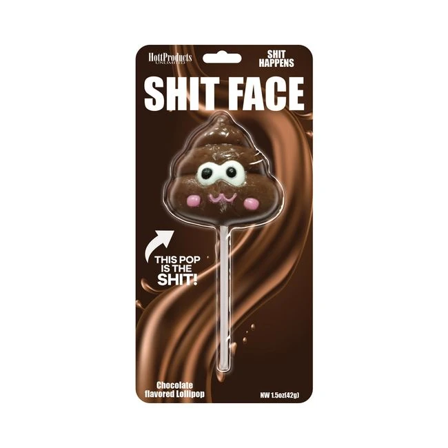 Shit Face Chocolate Flavored Poop Pop - Overview