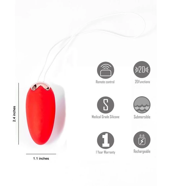 Shortcake Strawberry Shaped Rechargeable Egg - How It Feels