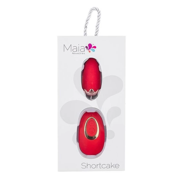 Shortcake Strawberry Shaped Rechargeable Egg - Vibration Modes