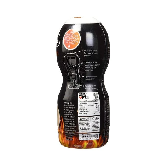 Shots Easy Rider Cold Masturbator - Vaginal - Grip & Control