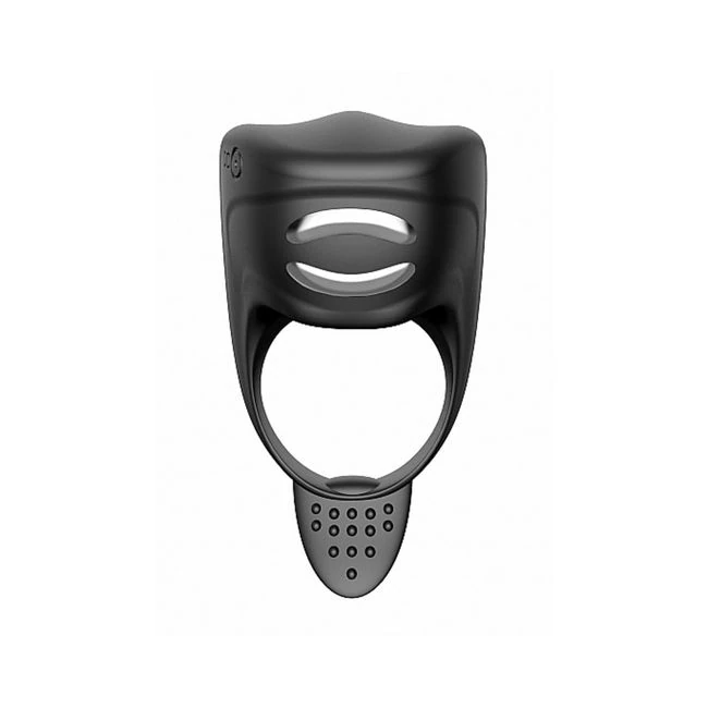 Shots Electroshock C Ring C Spot Massager Black - Vibration Modes