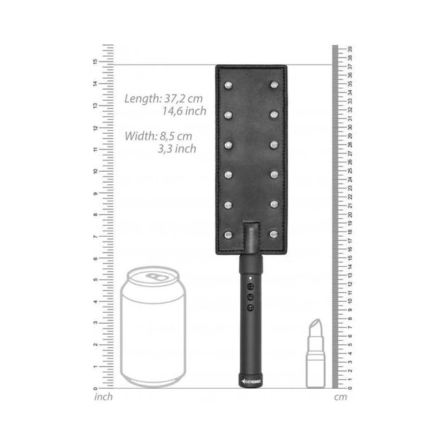 Shots Electroshock E-stim Paddle Black - Hardware & Fasteners
