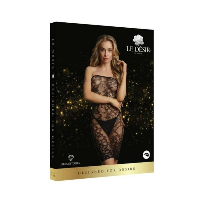 Shots Le Desir Star Rhinestone Dress Os - Fit & Sizing
