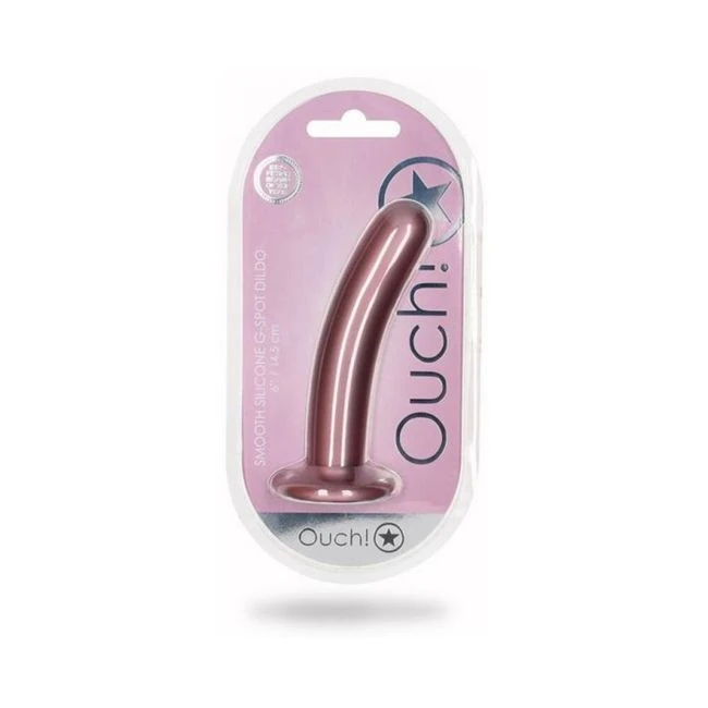 Shots Ouch! Smooth Silicone. G-spot Dildo - How It Feels