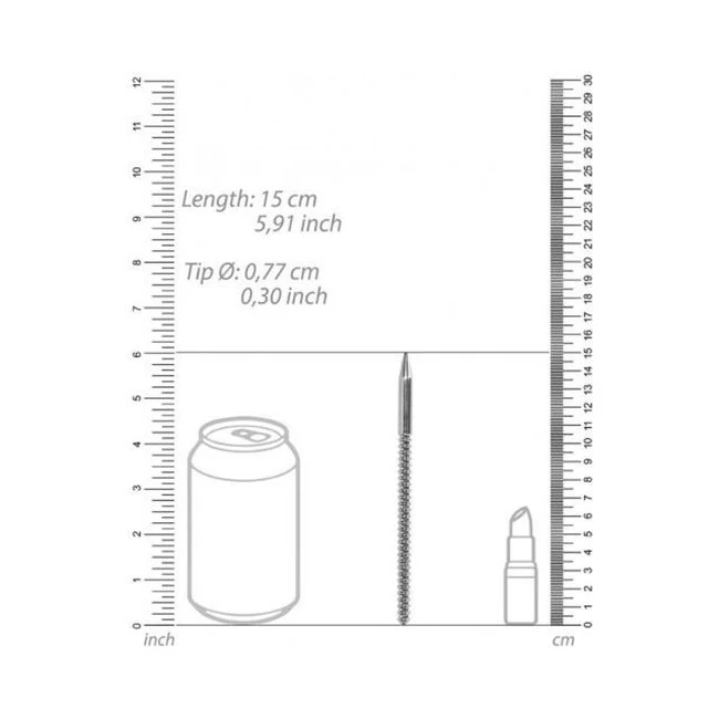 Shots Ouch Urethral Sounding Ribbed Dilator - Key Details