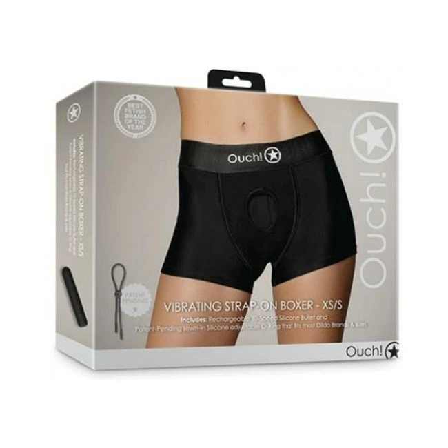 Shots Ouch Vibrating Strap on Boxer - Shape & Texture