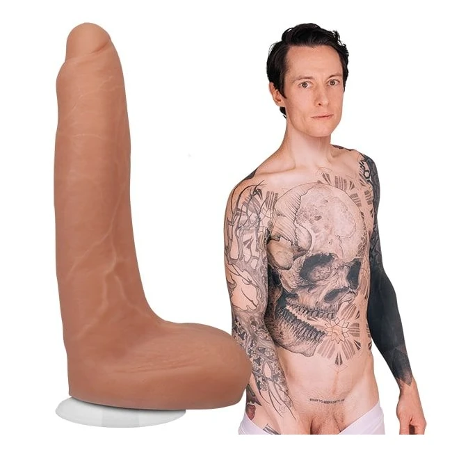 Signature Cocks Owen Gray Silicone Vanilla - Shape & Texture