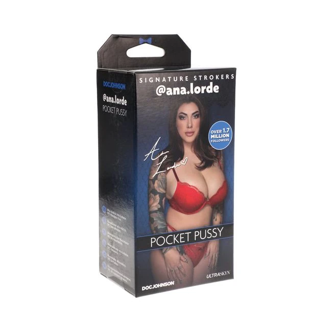 Signature Strokers - Girls of Social Media - @ana.lorde - Ultraskyn Pocket Pussy Vanilla - Internal Texture