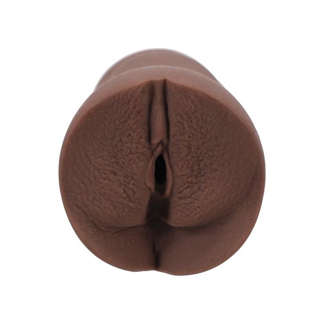 Signature Strokers Jenna Foxx Ultraskyn Pocket Pussy Chocolate - Internal Channel and Texture