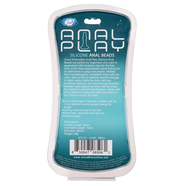 Silicone Anal Bead - Care &amp; Storage