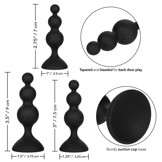 Silicone Beaded Anal Kit - Features