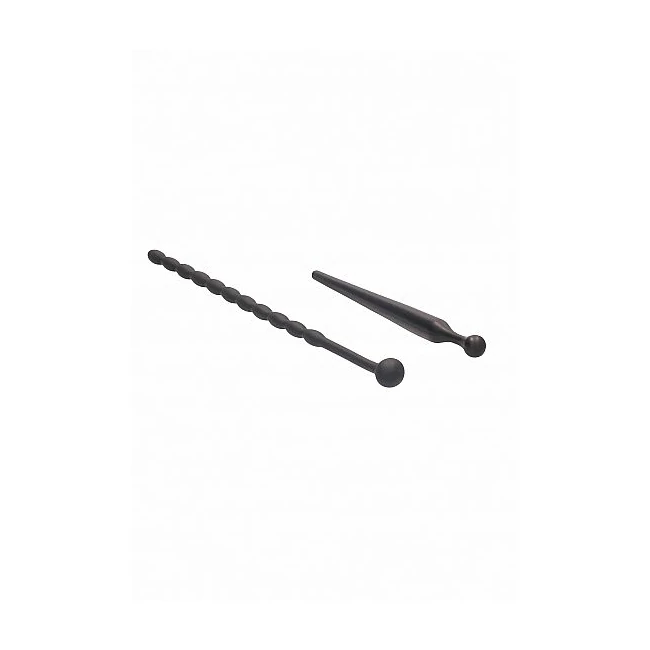 Silicone Beginners Plug Set Urethral Sounding Black - Comfort & Fit
