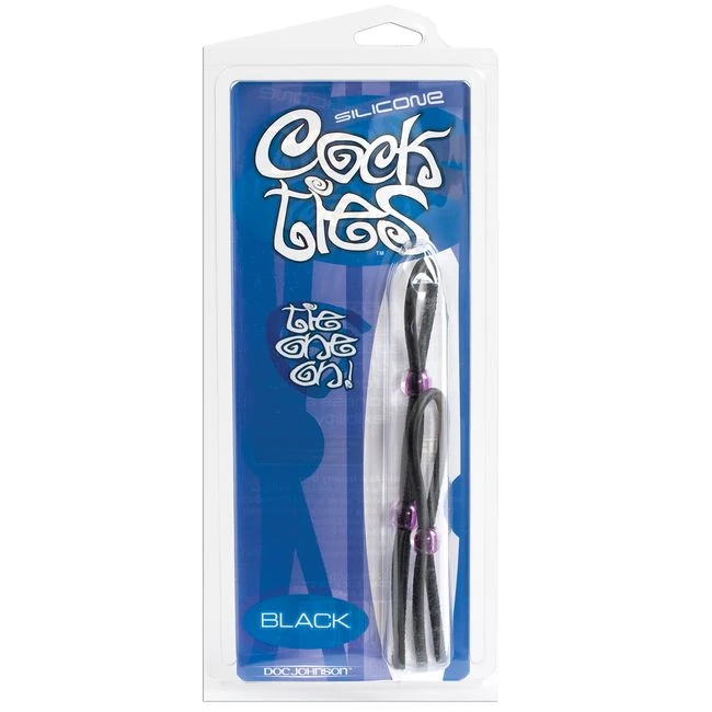 Silicone Cock Ties Black - Material, Cleanup and Care