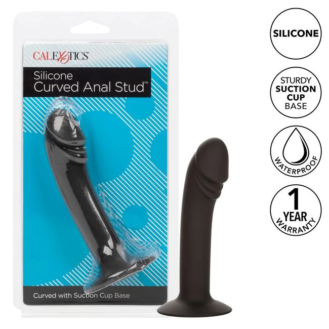 )silicone Curved Anal Stud - Design & Material