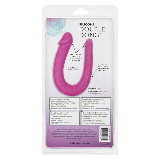 Silicone Double Dong Purple Ac/dc - Material Feel & Safety