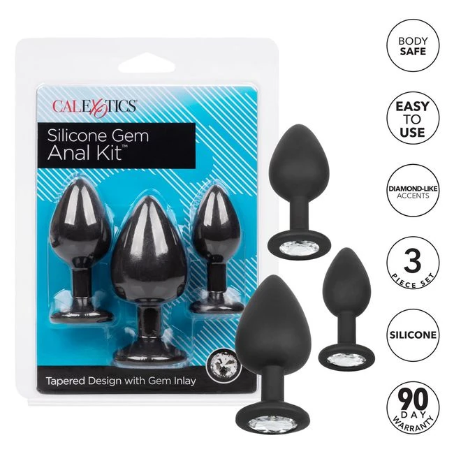 Silicone Gem Anal Kit - Important Usage & Care Instructions