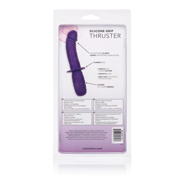 Silicone Grip Thruster Purple - How It Feels