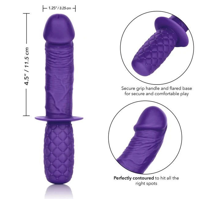 Silicone Grip Thruster Purple - Power & Performance