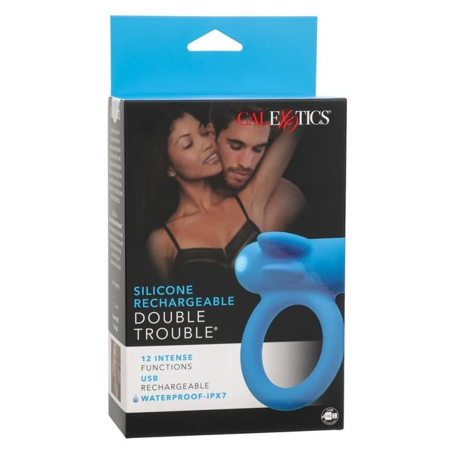 Silicone Rechargeable Double Trouble - Power & Performance