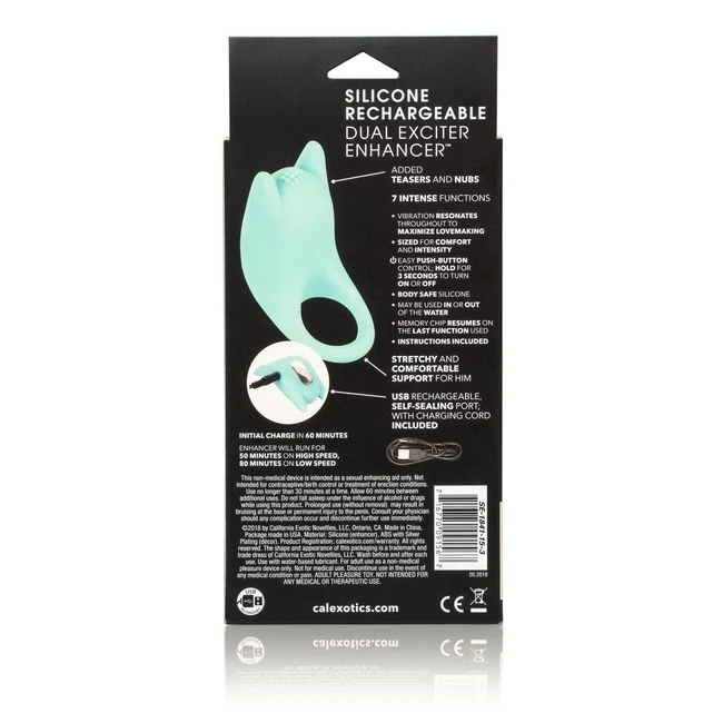 Silicone Rechargeable Dual Exciter Enhancer - Power, Performance, and Features