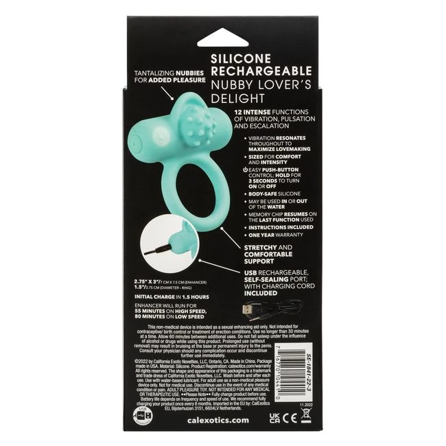 Silicone Rechargeable Nubby Lover's Delight - How It Feels