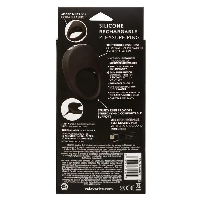 Silicone Rechargeable Pleasure Ring - How It Feels
