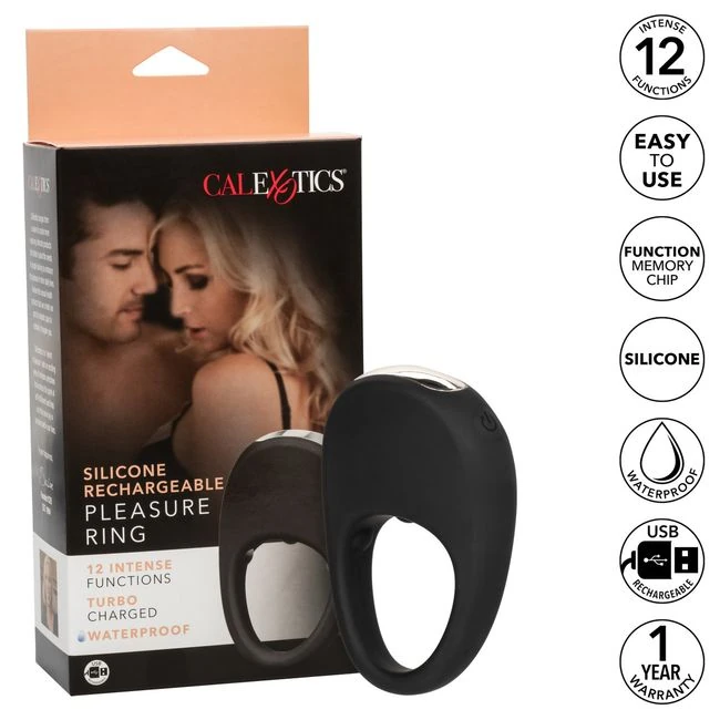 Silicone Rechargeable Pleasure Ring - Vibration Modes and Stimulation