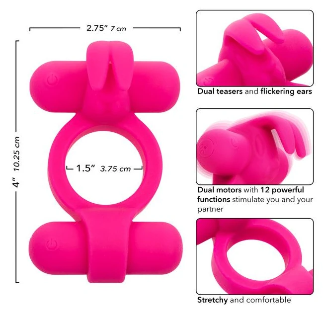 Silicone Rechargeable Rockin' Rabbit - Power & Performance