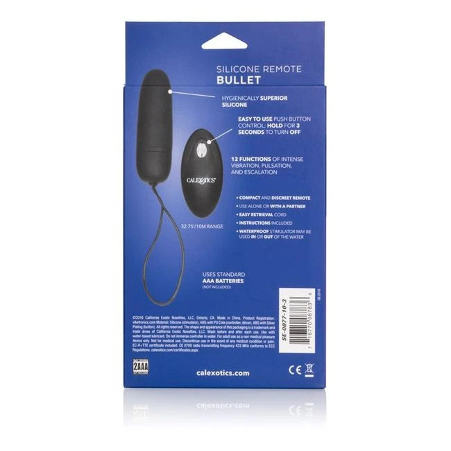 Silicone Remote Bullet - Easy Maintenance and Use