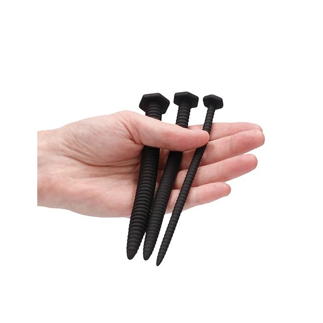 Silicone Screw Plug Set Urethral Sounding - How It Feels