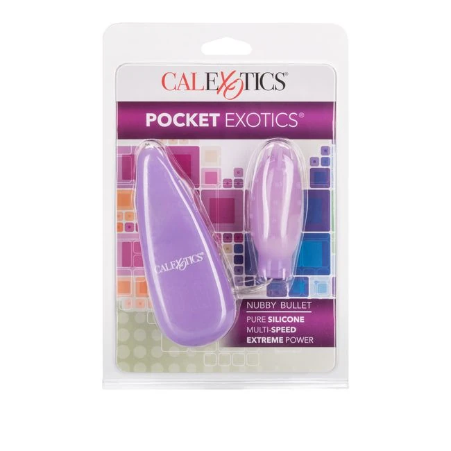 Silicone Slims Nubby Bullet Purple - How It Feels