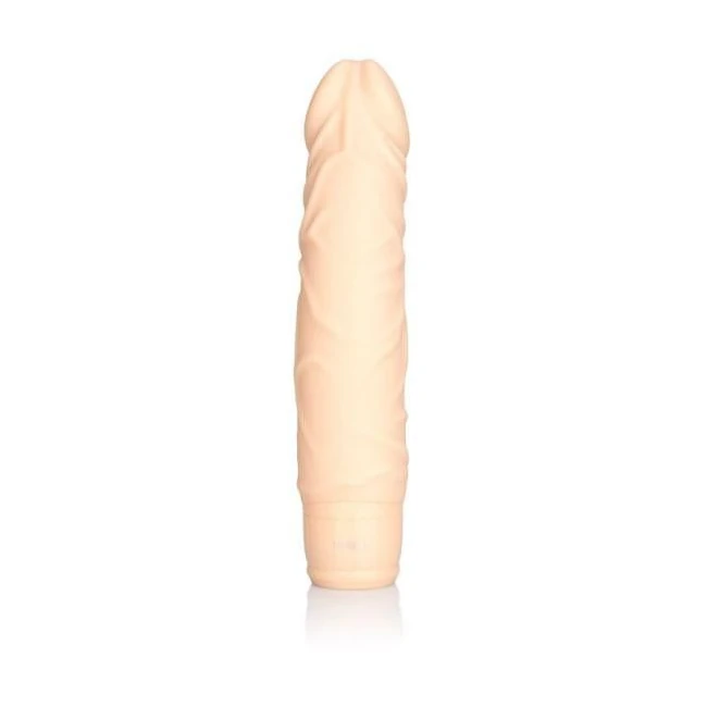 Silicone Studs Woody Ivory Beige Vibrator - How It Feels