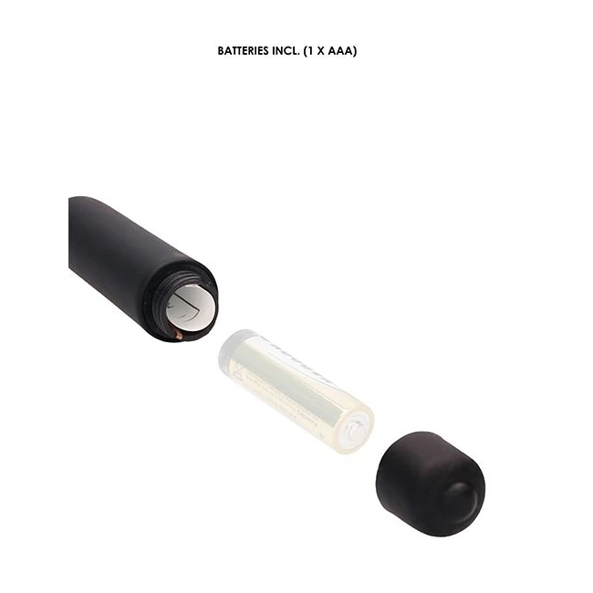 Silicone Vibrating Bullet Plug Extra Long Urethral Sounding Black - Vibration Modes & Power