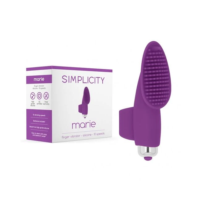 Simplicity Marie Finger Vibrator Purple - How It Feels