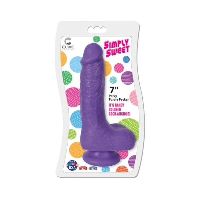 Simply Sweet Realistic Dildo - Material Feel