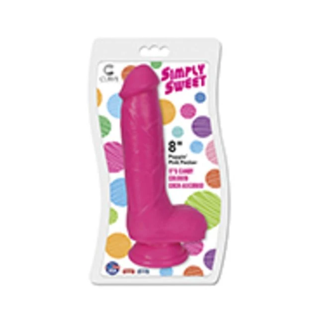 Simply Sweet 8 Inches Pink Pecker Dildo - Shape &amp; Texture