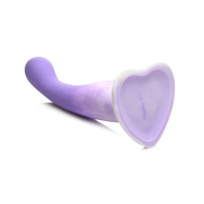 Simply Sweet Slim G-spot Silicone Dildo Purple/white - Vibration & Power