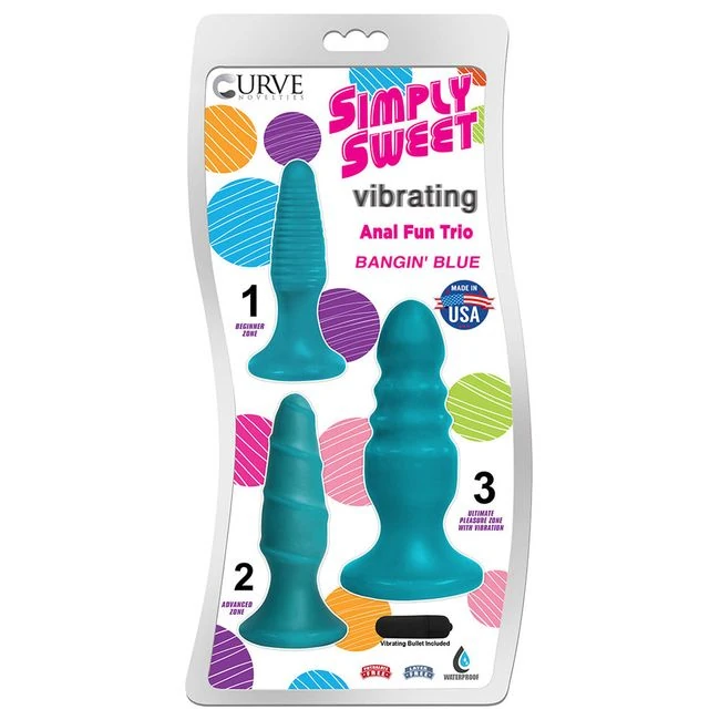 Simply Sweet Vibrating Anal Trio - Available Variations