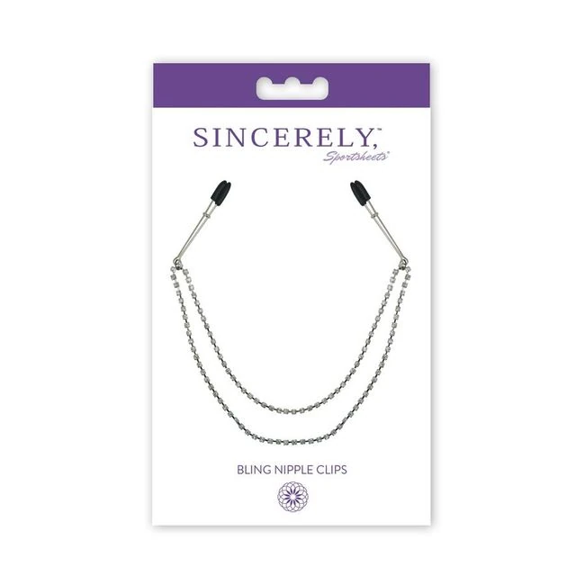 Sincerely Bling Nipple Clips - Materials