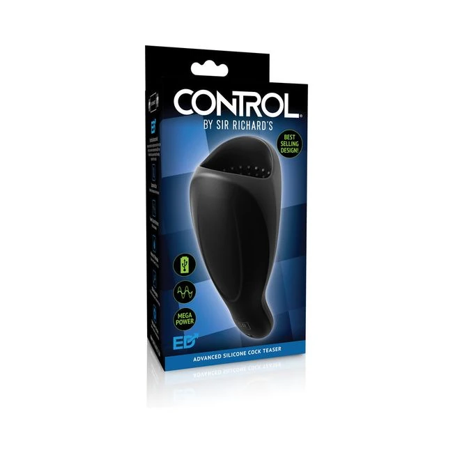 Sir Richard's Control Advanced Silicone Cock Teaser - Grip, Control, and Vibration Features