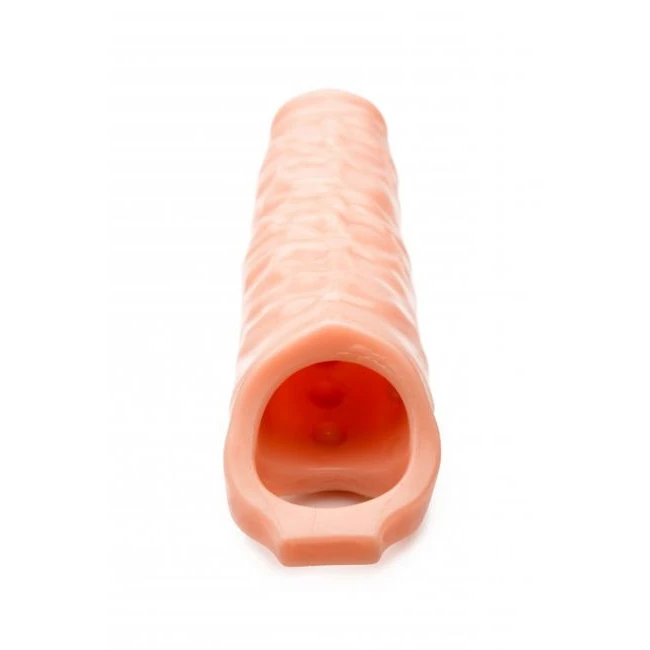 Size Matters 3in Penis Flesh Extender Sleeve - Internal Texture & Stimulation