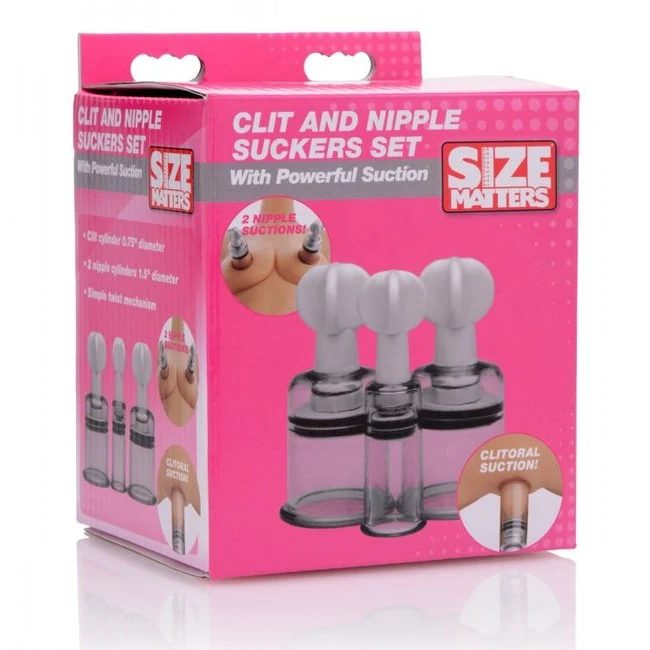 Size Matters Clit & Nipple Sucker Set - Hardware & Fasteners