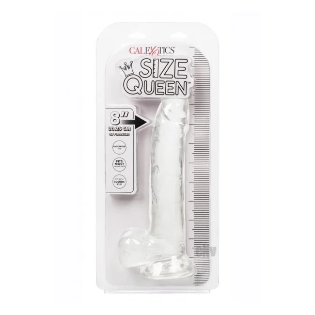 Size Queen 8" Dildo - - Shape & Texture