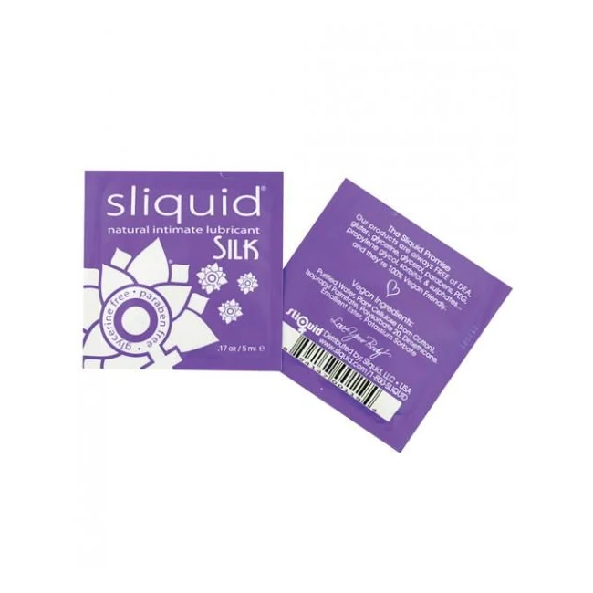 Sliquid Naturals Silk Pillow Package .17oz - Formula & Feel