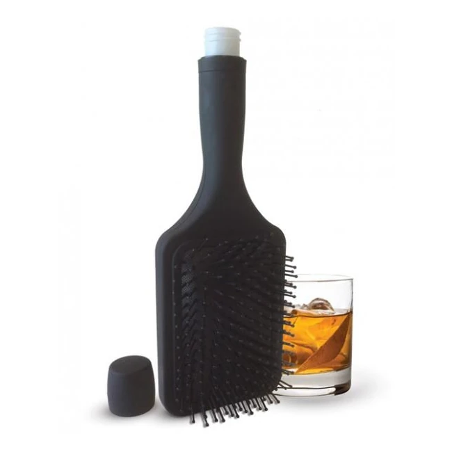 Smuggle Your Booze Brush Flask Black - Overview